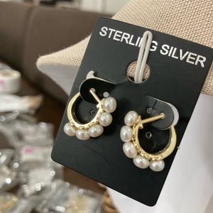 Sterling silver hoops